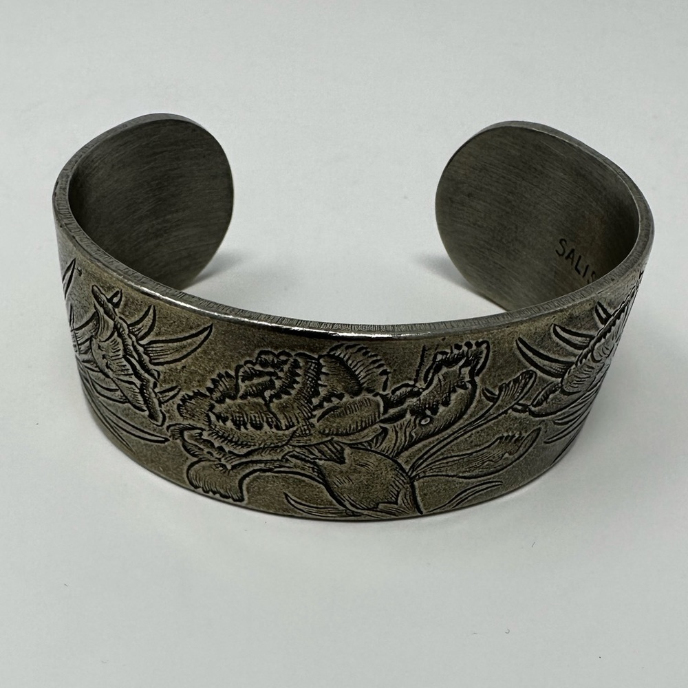 Salisbury pewter cuff bracelet